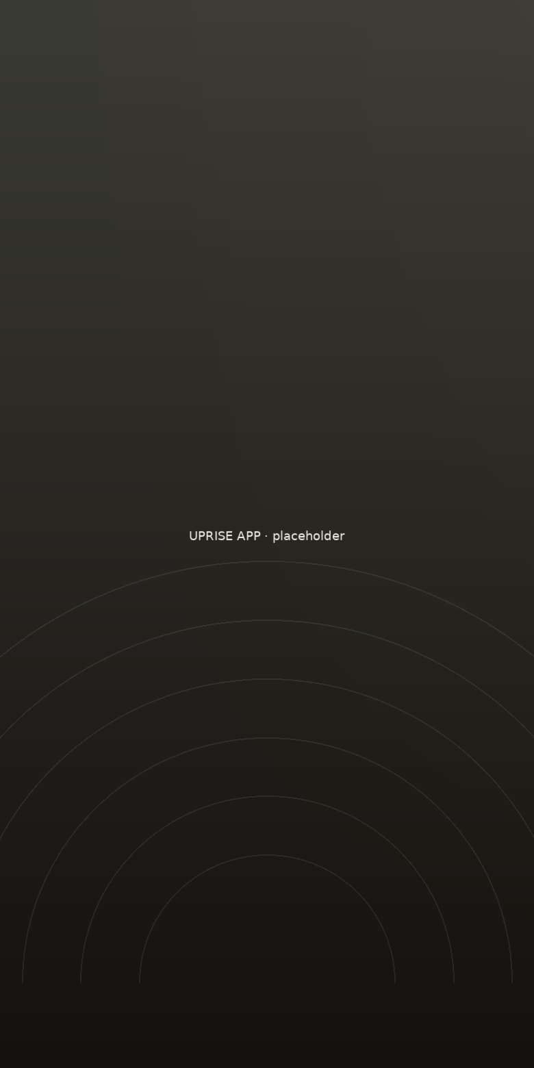 Uprise booking app screen